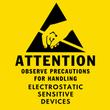 Photo: ESD static warning labels 2
